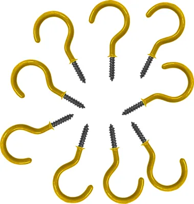 Immagine prodotto di Set di 25 ganci per viti (misura 2, giallo)