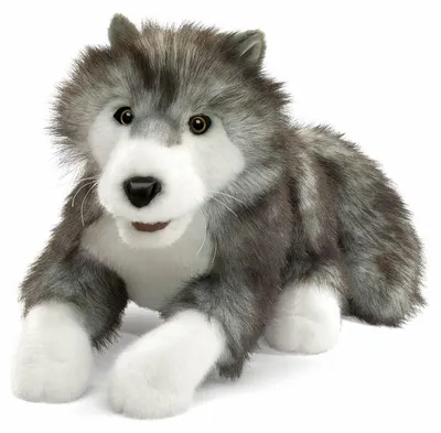 Produktbild von Folkmanis Handpuppe Timberwolf 2171