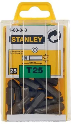 Image de Embout de vissage torx t25 25mm - 25pieces - 1-68-843