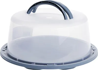 Produktbild von Vilde Tortenglocke Kuchen-Transportbox Tortenständer mit Deckel und Tragegriff 34 cm