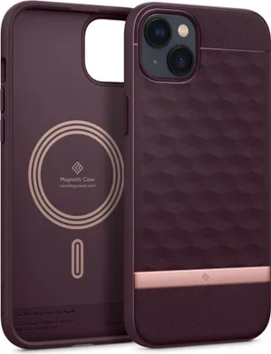Produktbild von Caseology Parallax Mag Magsafe Hülle für iPhone 14 Plus - Rot