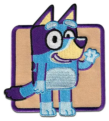 Produktbild von Bluey 7.5 x 6.9 cm: Comercial Mercera Bluey © - Aufnäher, Bügelbild, Aufbügler, Applikationen, Patches, Flicken, zum aufbügeln