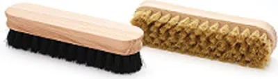 Produktbild von Polierbürste Glanzbürste Schuhbürste Schmutzbürste helle Borsten ca. 16 x 4 cm