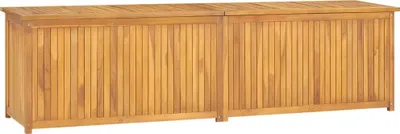 Produktbild von Gartenbox 200x50x55 cm Massivholz Teak