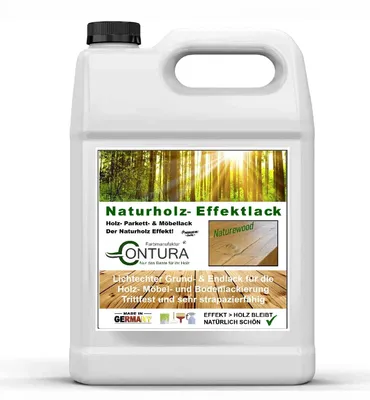 Produktbild von Parkettlack Möbellack Holzlack Naturholzeffekt Lack Matt Naturholz Effektlack - 5Liter