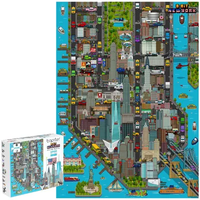 Produktbild von Bopster - Stadtkarte New York Puzzle- 1000 Stücke