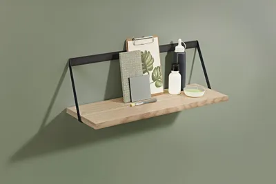 Produktbild von Dolle Regalboden Eiche Lite Nature 60 x 15 x 1,9 cm furniert
