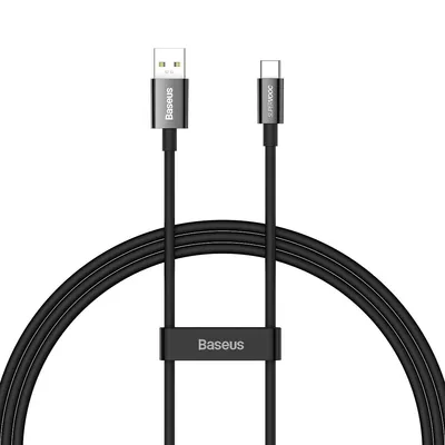 Produktbild von Baseus Superior Series Kabel USB auf USB-C, 65W, PD, 1m (schwarz)