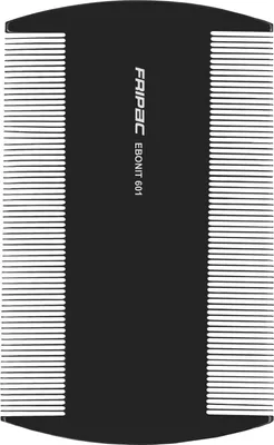 Produktbild von Fripac Ebonit-Staubkamm 601, feine Zahnung, 9 cm