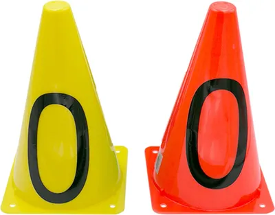 Image de Cône marqueur n°0 Amarillo 23 Cm