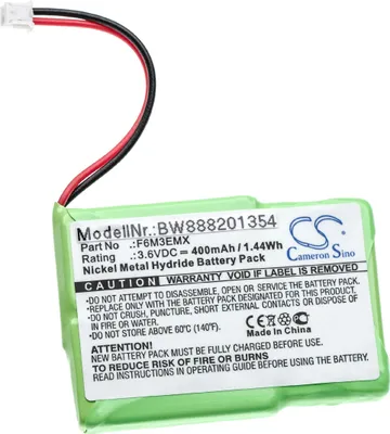 Produktbild von vhbw Akku kompatibel mit Agfeo Dect 20 schnurlos Festnetz Telefon (400 mAh, 3,6 V, NiMH)