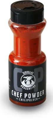 Produktbild von Scovillas Dragonfire CP Chef Powder im Shaker, 100g