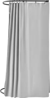 Obrázek produktu pro SucceBuy Přenosná zástěna do šatny šedobílá 100x95x200cm