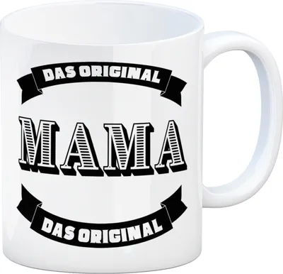 Produktbild von Mama Kaffeebecher mit Spruch Mama Das Original