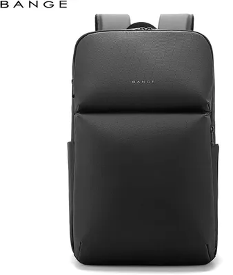 Image de CarryQuest® - BANGE - Sac à dos pour ordinateur portable, 27 litres, pour écran de 15,6 pouces, imperméable, noir