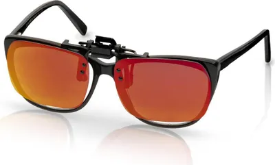 Produktbild von City Vision Polarisiert Sonnenbrille Brillen Aufsatz Polarized Clip On Brillen Aufsatz 30442 Rot