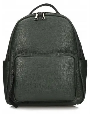 Produktbild von Toscanio Damen Rucksack Leder Stadt Klein Elegant Grün