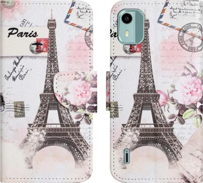 Produktbild von Nokia C12 Hülle - Coverup Klapphülle - Eiffelturm