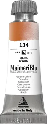 Immagine prodotto di Maimeri Blu Acquerello Ocra Dorata 134 12 ml 1 pz
