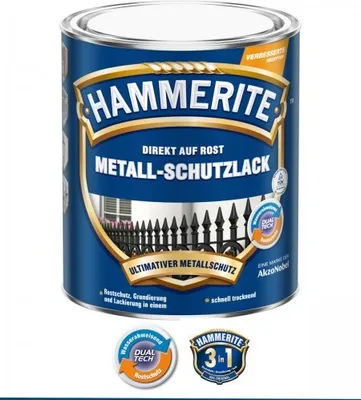 Produktbild von 0,25L Hammerite Metallschutz Lack blau glänzend Metallschutzlack Lack