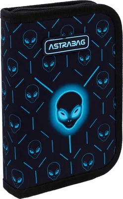 Zdjęcie produktu dla Piórnik dwuklapowy Neon Ufo AstraBag Astra