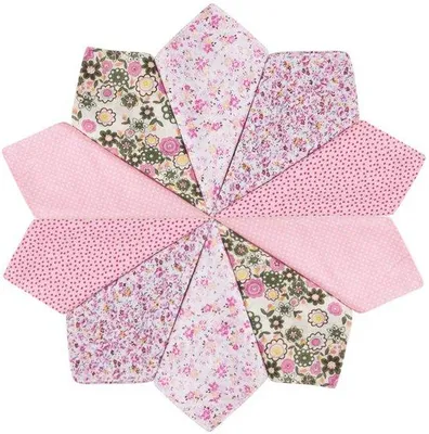Produktbild von Ibenzoa® Damen-Taschentücher 10er Set, 100% Baumwolle, 36 x 36 cm, floral gemustert – weich, saugfähig & wiederverwendbar, ideal für Alltag und Geschenk