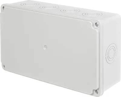 Produktbild von Abzweigkasten Abzweigdose Aufputz IP65 Spritwasser- & Staubschutz 260x150x80mm