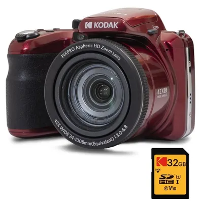 Immagine prodotto di KODAK Pack Bridge Pixpro Astro Zoom AZ425 + scheda SDHC da 32GB - Fotocamera digitale