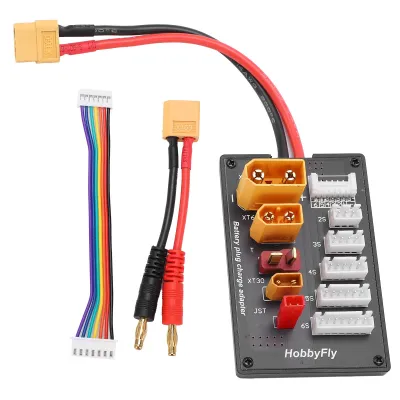 Obrázok produktu pre XT60 Lipo Parallel Charging Board Nabíjačka batérií Lipo 2S - 6S Parallel Balanced Charging Adapter