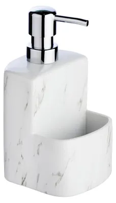 Produktbild von WENKO Spülmittel Spender Seifen Dosierer Schwamm Halter Spülen Becken Lotion