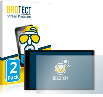Produktbild von 2x BROTECT Schutzfolie für Garmin DriveSmart 61 LMT-D Displayschutz Displayschutzfolie Folie Matt Entspiegelungsfolie