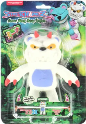 Produktbild von Btf stretchapalz Glow Bear Gang 14 cm 3 sortiert | 3 Stück