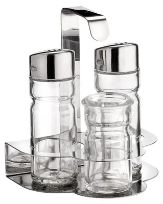 Gewürz- und Zahnstocher-Set, 3-teilig, Edelstahl, nickelfrei