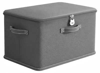 Produktbild von Verschließbare Aufbewahrungsbox mit Zahlenschloss - Stapelbar und Faltbar