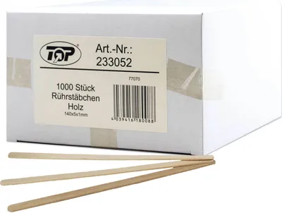 Image de Agitateurs en bois 140mm de long, 1000pcs