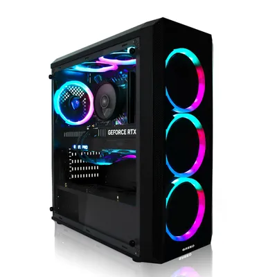 Produktbild von Greed® MK2 Basic - Entry Gaming PC - AMD Ryzen 5 4600G - Radeon Vega 7 - 4K Raytracing - 4,2 GHz - 16GB DDR4 - 512GB SSD - RGB - WLAN - Win 11 Pro