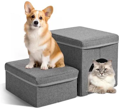 Produktbild von Hundetreppe klein, 57,5cm x 36cm, für Sofa und Bett