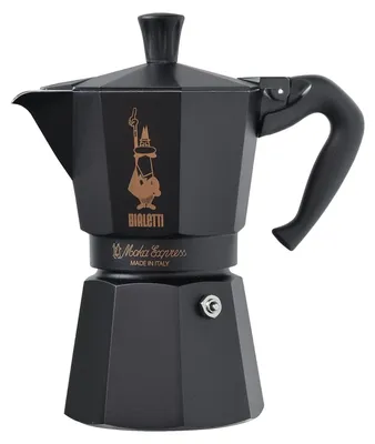 Image de Bialetti Black Star Edition, Cafetière espresso 6 tasses 270ml sans tasses