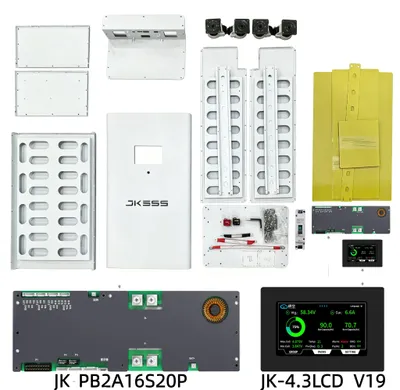 Produktbild von Batterie-Kit, DIY-Montage, LCD-Überwachung, Leere Box und LCD BMS