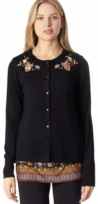 Immagine prodotto di Desigual Praga, maglione a tunica nero da donna, taglia S