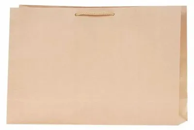 Produktbild von Horizontale Kraftpapiertüte Rozette 90 g 37 x 25 x 11 cm