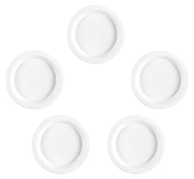 Kunststoffdeckel für Rollrandgläser 80 mm, 5 Stück