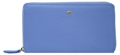Immagine prodotto di Portafoglio ASTI, portamonete con zip, 18 scomparti per carte, colore viola, da donna, in pelle