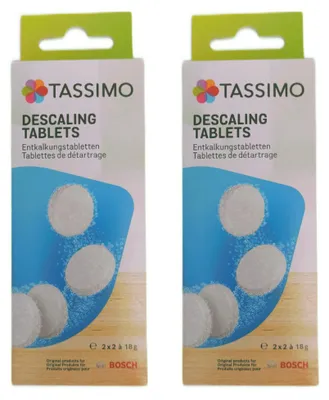 Produktbild von 2er Pack - Bosch TCZ6004 Entkalkungstabletten für alle Tassimo Multi-Getränke-Automaten