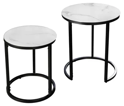Produktbild von Beistelltisch 60cm Marmor Design Tisch Modern Wohnzimmer JETZT KAUFEN