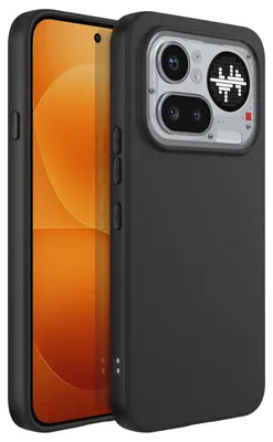 Image de Avizar, coque en silicone résistante aux chocs avec revêtement oléophobe pour Nothing Phone 4a Pro, noir