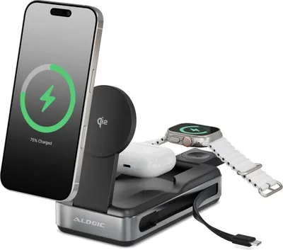 Produktbild von Alogic Roam 6-in-1 Powerbank 21.000 mAh with Qi2 + 100W USB-C