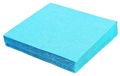 Produktbild von 250x Servietten 33 x 33 cm 1/4 -Falz 2-lagig hellblau
