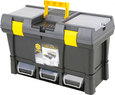VOREL modularer Werkzeugkoffer 20" mit herausnehmbarer Ablage