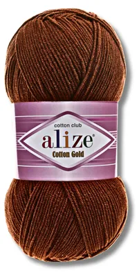Obrázok produktu pre Alize 1x 100 g bavlnená vlna Bavlna Gold, jednofarebná, háčkovanie, pletenie (690)